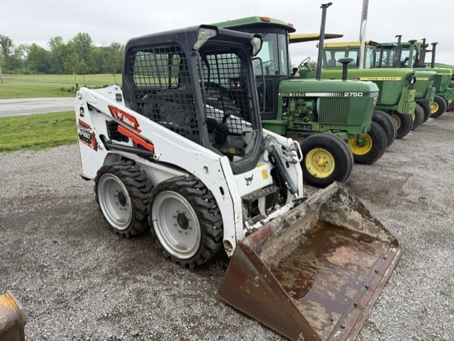 John Deere tractor with Quicke front-end loader